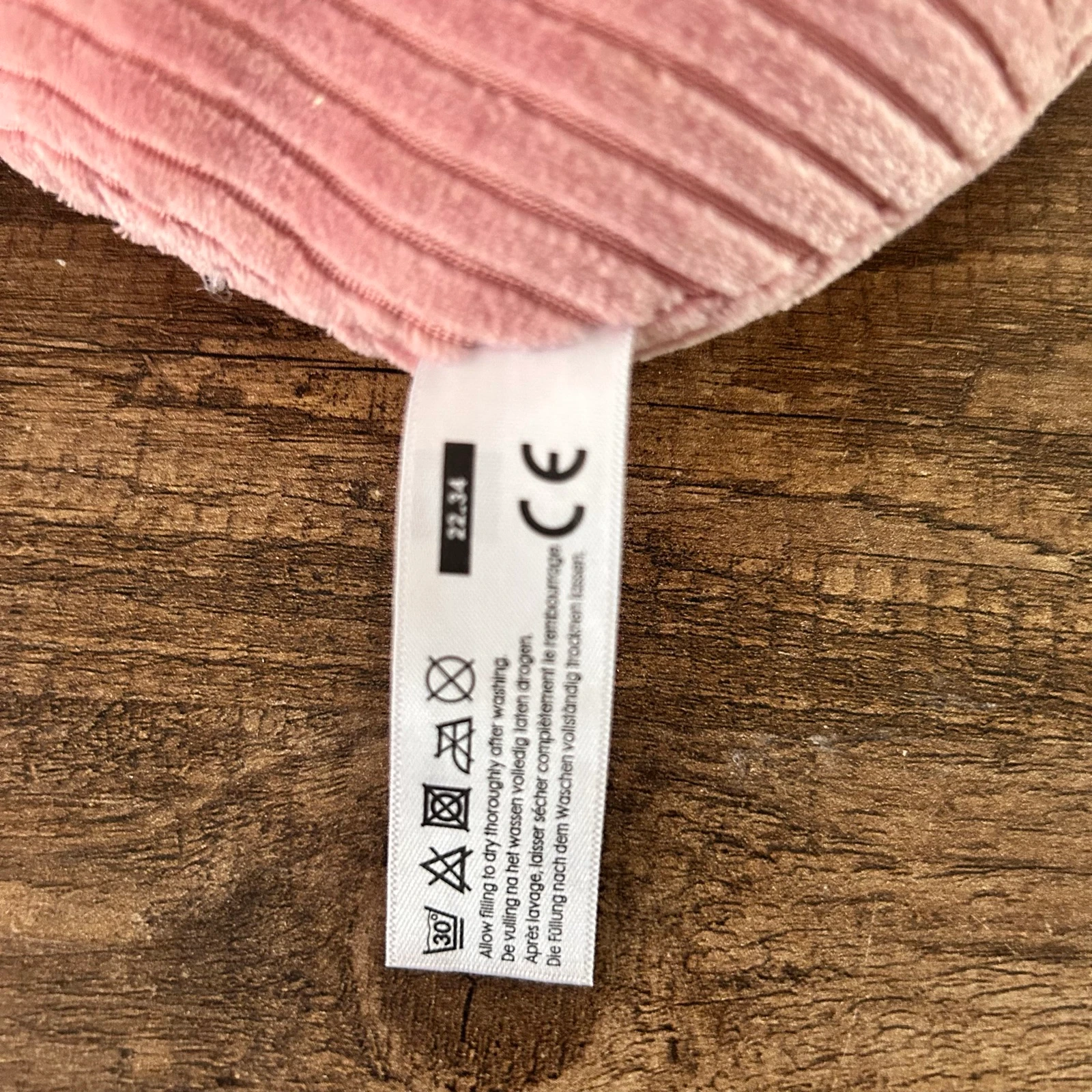 HEMA Tissu Côtes Pendante Lune Rose – Jouet pour Bébé – photo 6